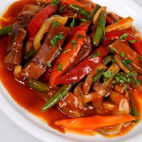 ANTRICOT DE VITĂ CU LEGUME 300 gr.