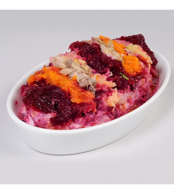 SALATA CURCUBEU CU PESTE AFUMAT 200gr.