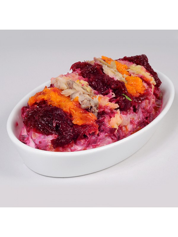 SALATA CURCUBEU CU PESTE AFUMAT 200gr.